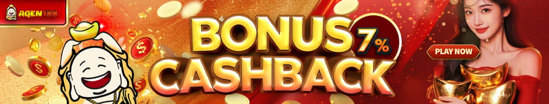 BONUS CASHBACK 7 %