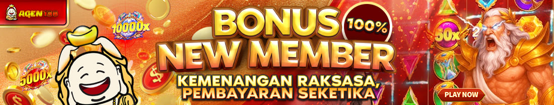 AGEN138 BONUS NEW MEMBER 100%