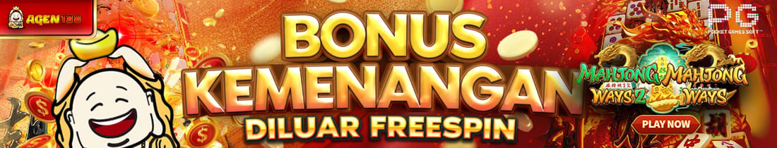 BONUS KEMENANGAN DI LUAR FREESPIN AGEN138