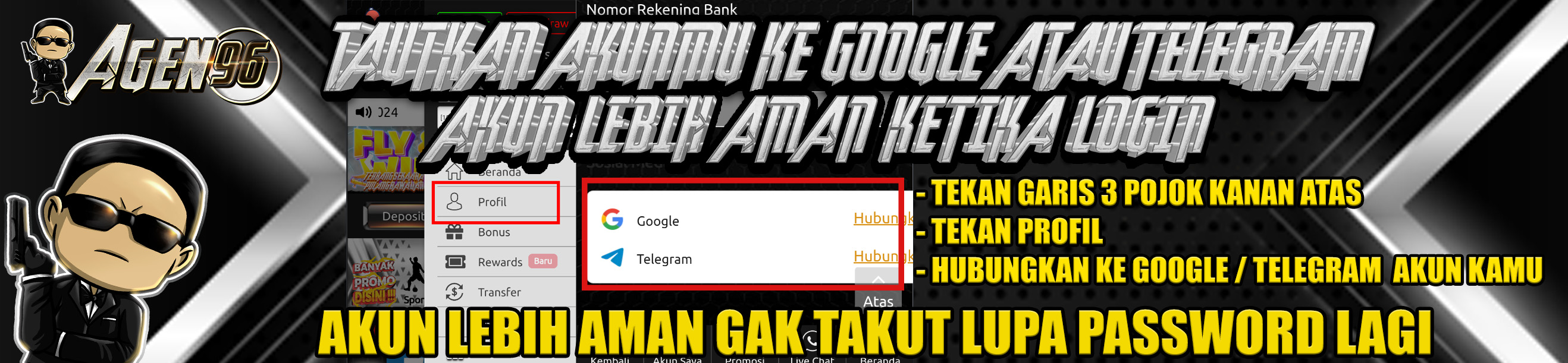 LOGIN GOOGLE TELE