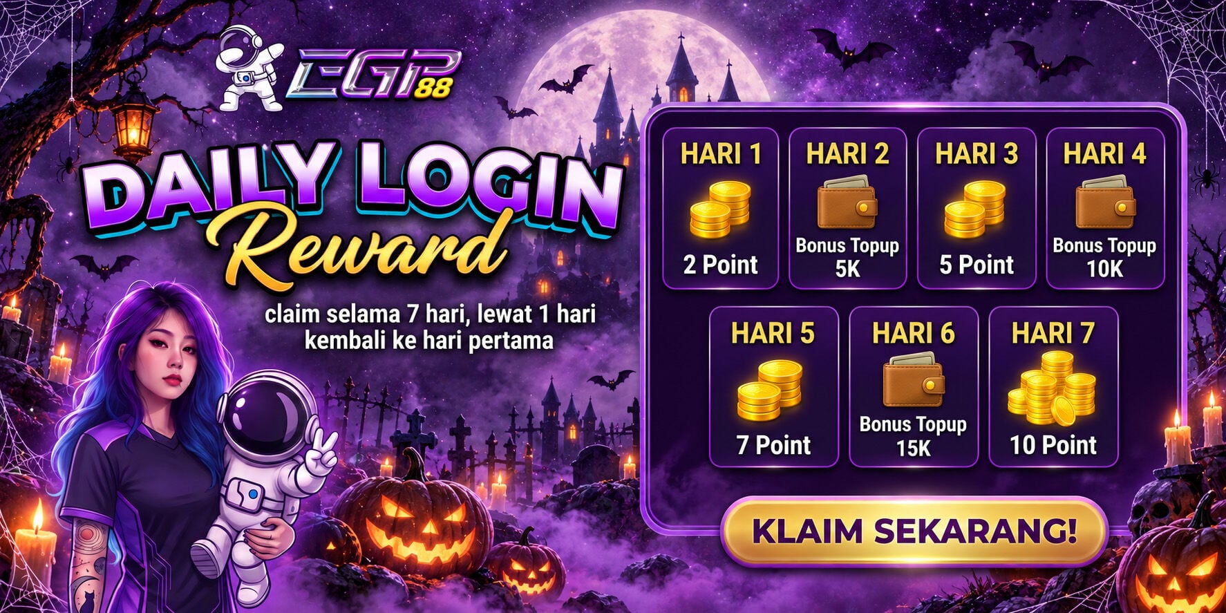 DAILY LOGIN