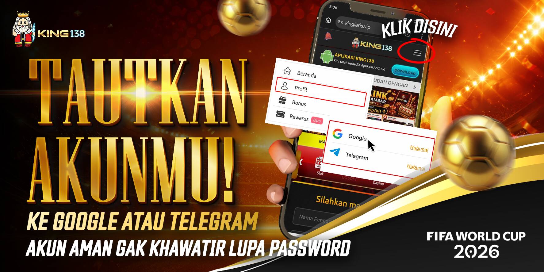 TAUTKAN AKUN