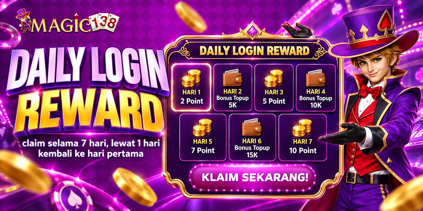 DAILY LOGIN