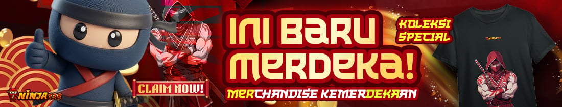 KAOS EXCLUSIVE KEMERDEKAAN NINJA138
