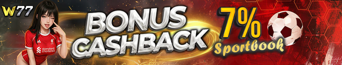 BONUS CASHBACK 7 % SPORTSBOOK